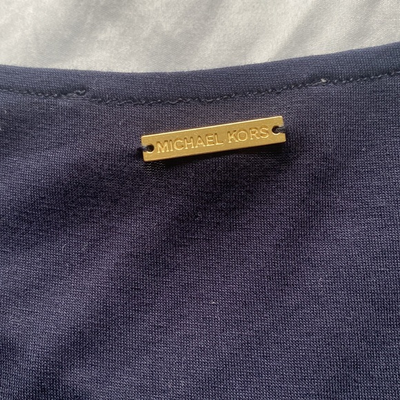 Michael Kors Gold Neck Drape Tank L - Picture 4 of 6